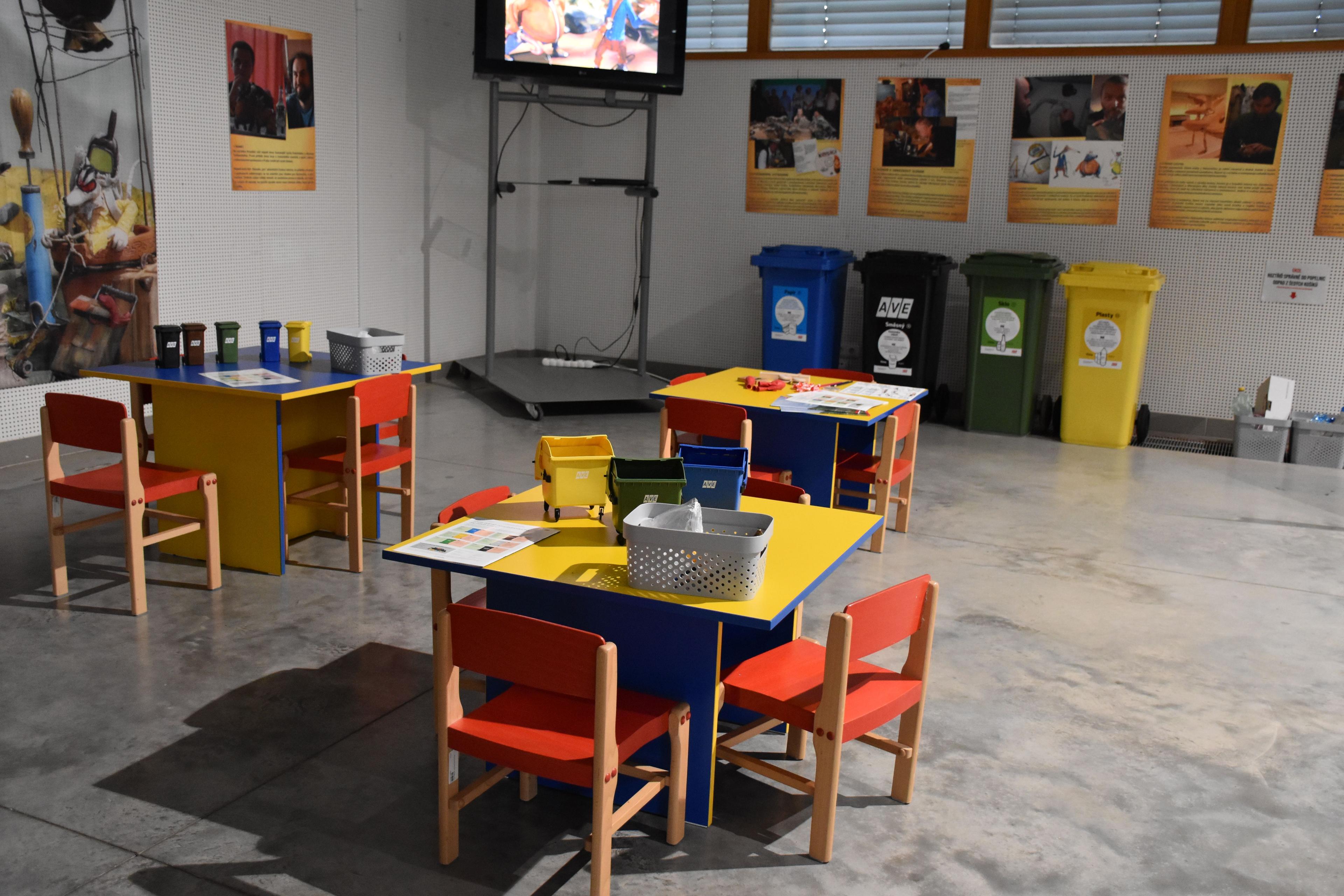 Děti se učí třídit odpad s Krysáky