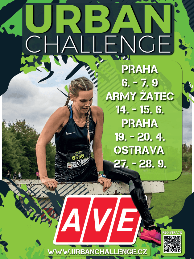 Přijďte si zasportovat s celou rodinou na Urban Chalenge v Praze, Žatci a Ostravě, kde je AVE partnerem! 